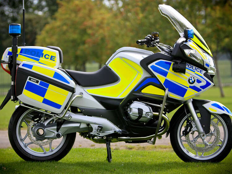 Conspitcuity and reflective livery for Police bikes