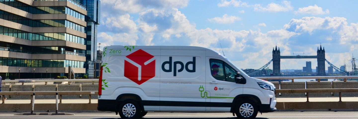DPD Van with recyclable livery